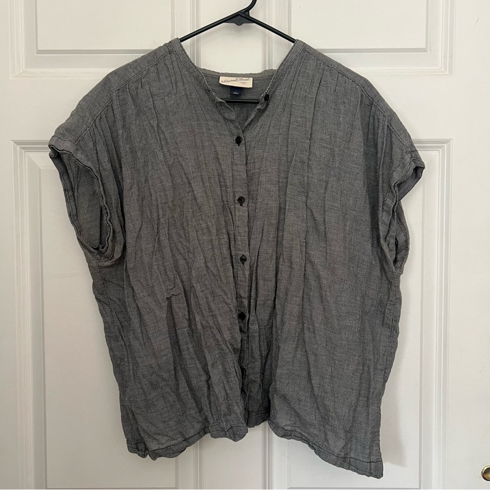 UNIVERSAL THREAD XL Button Up Mockneck Blouse
